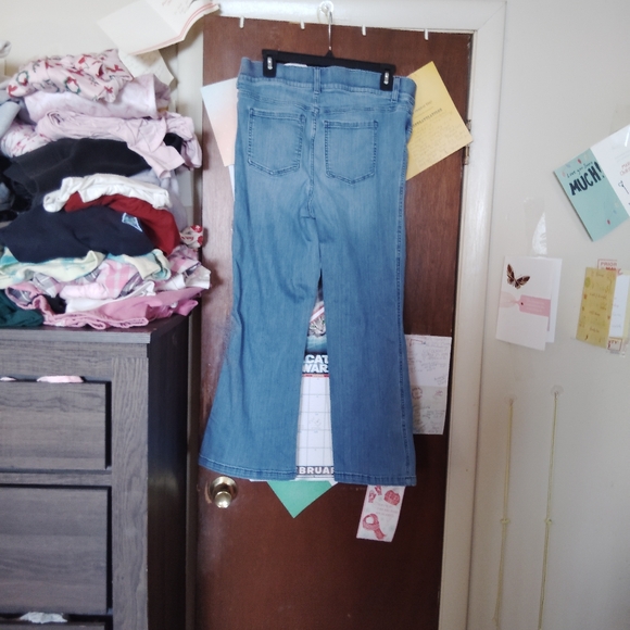 SPANX Shape Everywhere Kick Flare Jeans - Indigo Blue XL - Picture 9 of 13